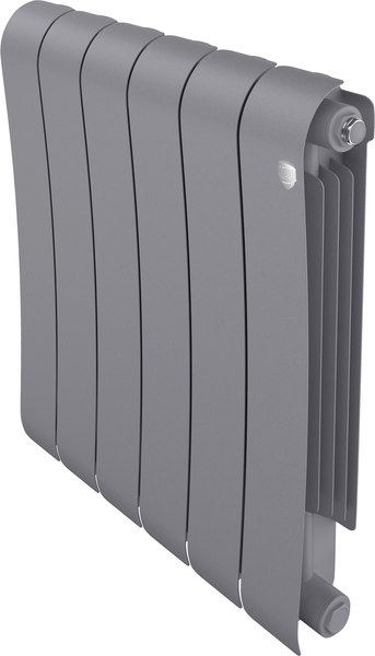 Радиатор биметаллический Royal Thermo Infinity 500 Silver Satin (6 секций)