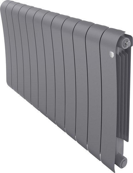Радиатор биметаллический Royal Thermo Infinity 500 Silver Satin (12 секций)