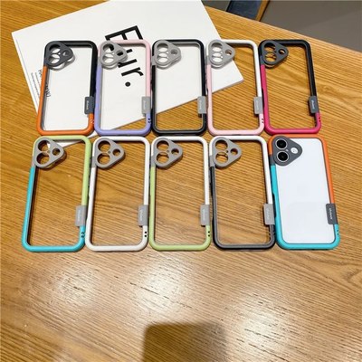 Чехол-накладка G-Case Для iPhone 16 / 6601110762J (фиолетовый/розовый)