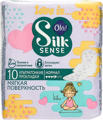 Прокладки гигиенические Ola! Silk Sense Teens Ultra Normal Мягкая поверхность (10шт) -