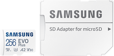 

Карта памяти, EVO Plus microSDXC 256GB + адаптер (MB-MC256SA/APC)