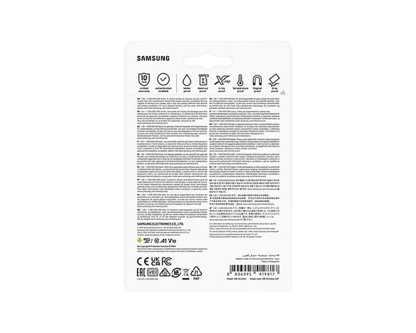 Карта памяти Samsung EVO Plus microSDXC 64GB + адаптер (MB-MC64SA/APC)