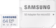 Карта памяти Samsung EVO Plus microSDXC 64GB + адаптер (MB-MC64SA/APC) - 