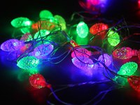 Светодиодная гирлянда Rich Led Шарики RL-T7.5-50C-2/W/RGB - 