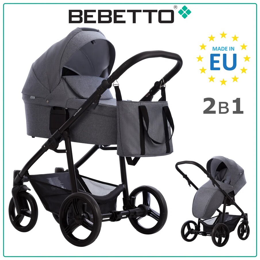 Детская универсальная коляска Bebetto Explorer Air Lux 2 в 1