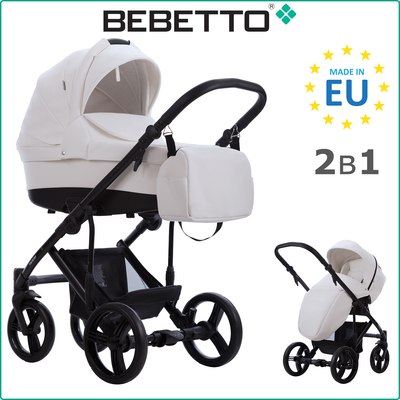 Детская универсальная коляска Bebetto Tiger Prima 2 в 1 (01, рама черная)