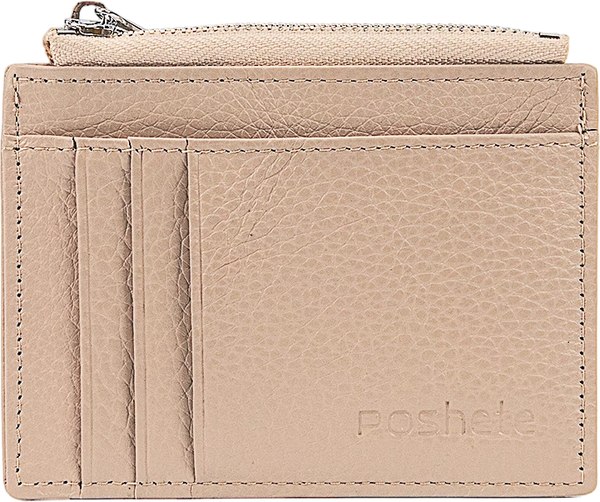 Кардхолдер Poshete 253-8326-LCF (светлый кофейный)