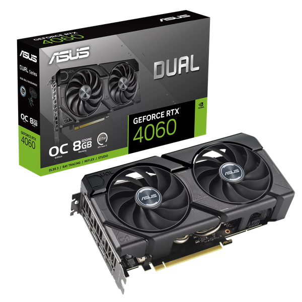 Видеокарта Asus DUAL-RTX4060-O8G-EVO