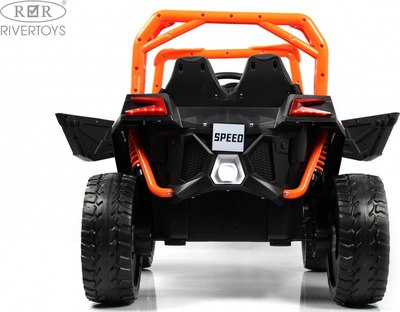 Детский автомобиль RiverToys F888FF-A (оранжевый)