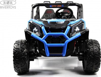 Детский автомобиль RiverToys K777KK 4WD (синий)