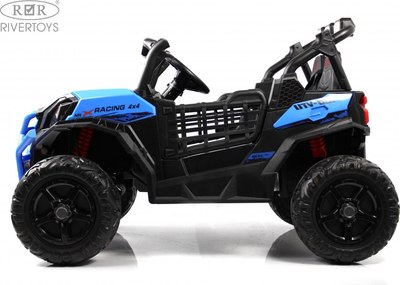 Детский автомобиль RiverToys K777KK 4WD (синий)