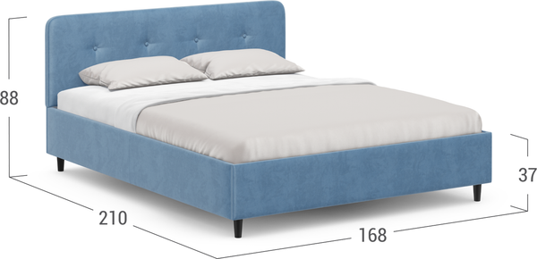 Купить Двуспальная кровать Moon Family 1253 / К005461 в Бобруйске