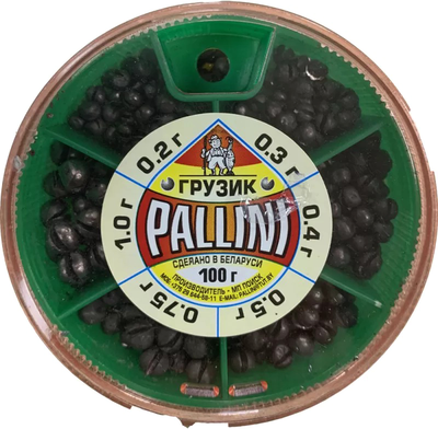 Набор грузил рыболовных Pallini 408546 (100г) - 