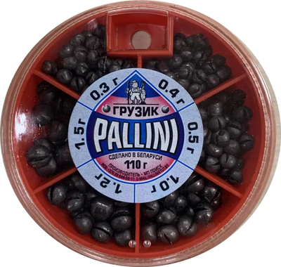 Набор грузил рыболовных Pallini 406194 (110г) - 