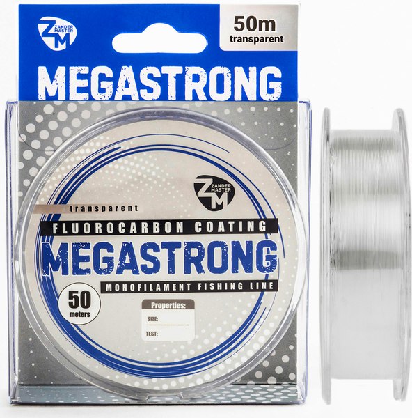 Леска монофильная ZanderMaster Megastrong 0.181мм 5.2кг / 11736 (50м)