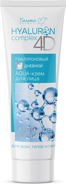 Крем для лица Белита-М Hyaluron Complex 4D Гиалуроновый дневной (75г)