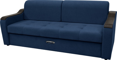 Диван Сириус Лидер-3 ППУ (Eva 22 велюр синий) - 