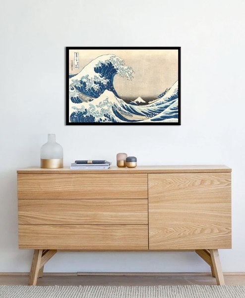 Постер Citydecor Большая волна в Канагаве. Кацусика Хокусай (40x60)