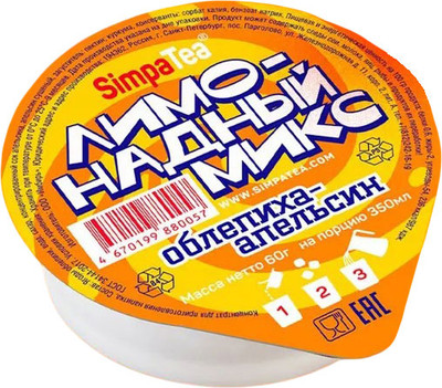 

Основа для напитка, Лимонадный микс Облепиха-апельсин