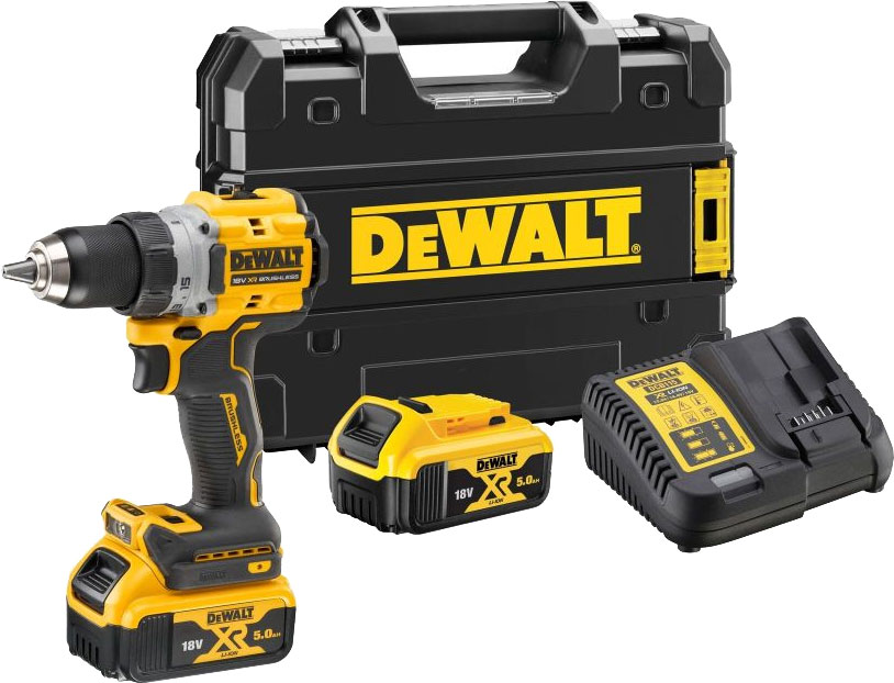 Профессиональная дрель-шуруповерт DeWalt DCD800P2T