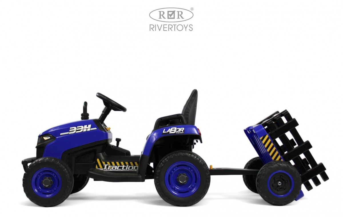 Детский автомобиль RiverToys K111KK (синий) — фото 3