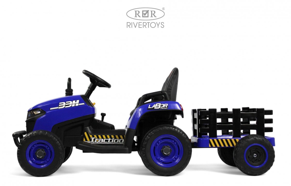 Детский автомобиль RiverToys K111KK (синий) — фото 2