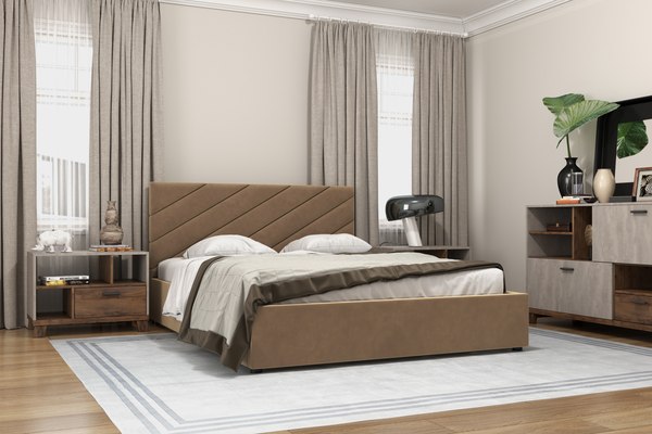 Купить Каркас кровати Bravo Мебель Юта 160x200 без ПМ Стандарт 3 вариант  