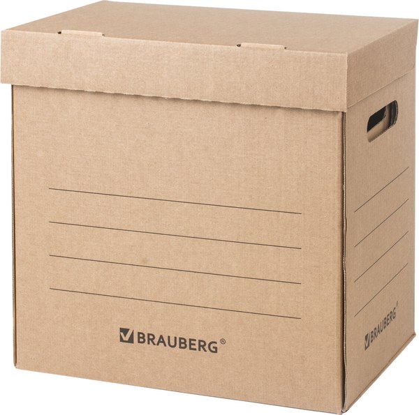 Коробка архивная Brauberg Делопроизводство / 129999