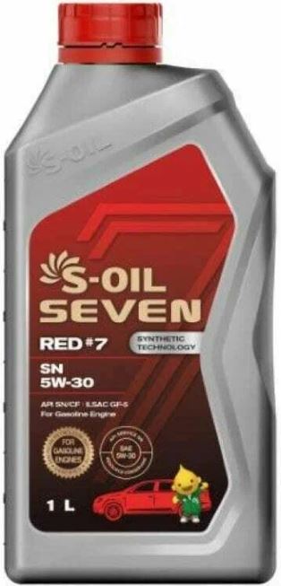 Моторное масло S-Oil Seven Red №7 SN 5W30 / E107662 (1л)