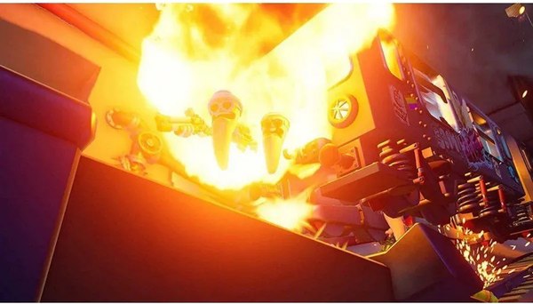 Игра для игровой консоли PlayStation 4 Worms Rumble: Fully Loaded Edition (EU pack, RU subtitles)