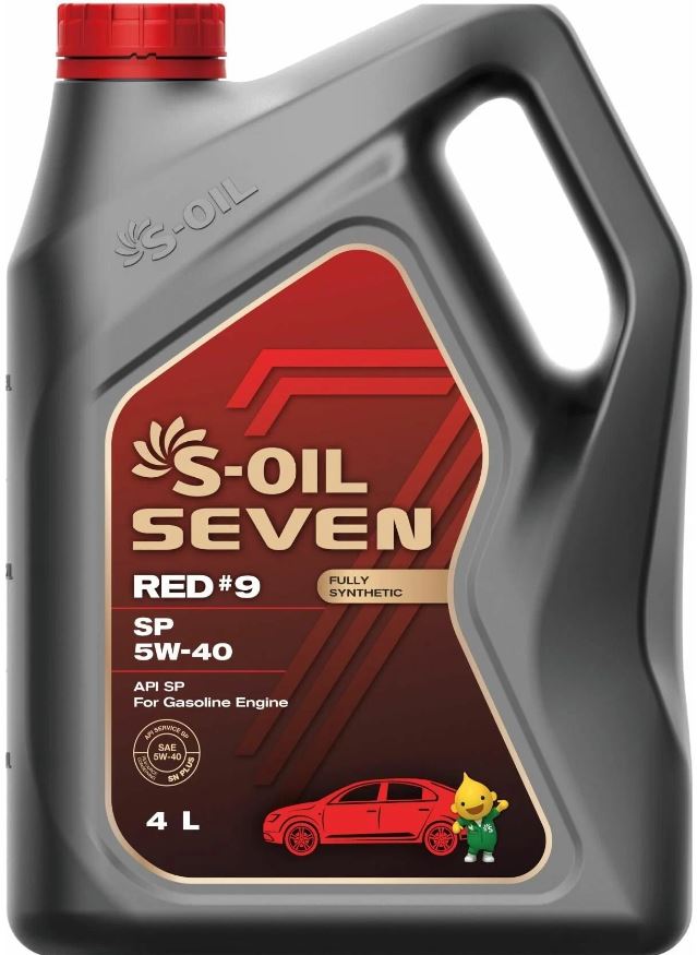 Моторное масло S-Oil Seven Red №9 SP 5W40 / E108304 (4л)