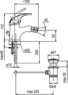 Смеситель Armatura 5517-055-00