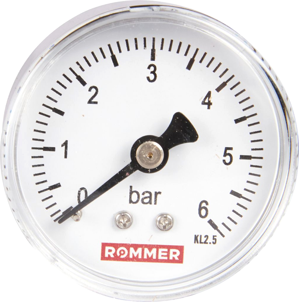 Манометр сантехнический Rommer Аксиальный RIM-0009-500608