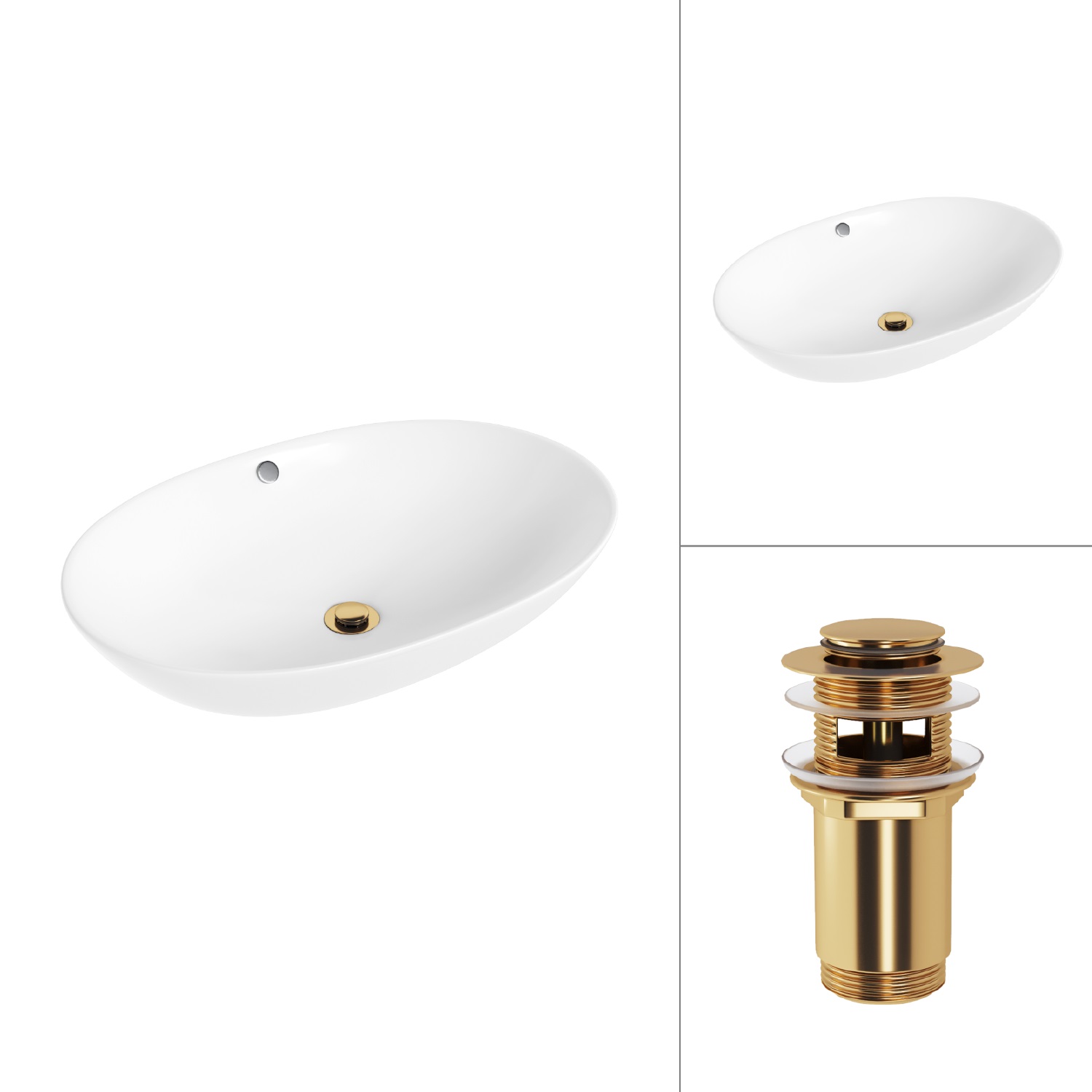 Умывальник Lauter 21709 + клапан 21190G