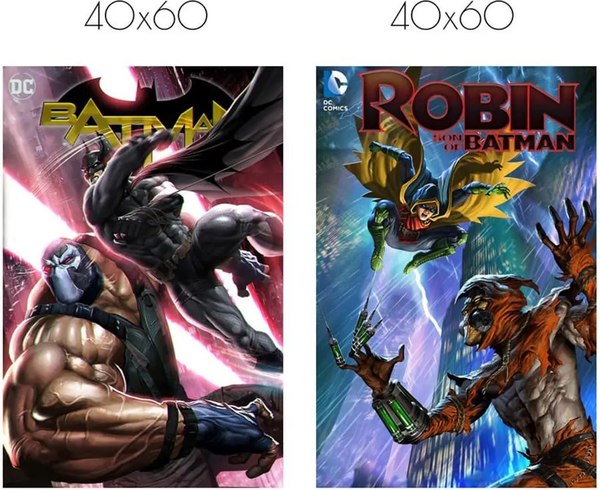 Постеры Citydecor Batman 2 (2шт, 40x60)