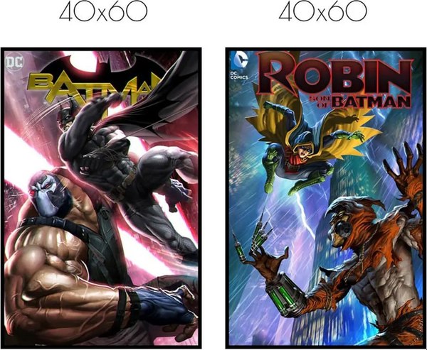 Постеры Citydecor Batman 2 (2шт, 40x60)