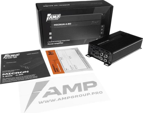 Автомобильный усилитель AMP Micron 4.80