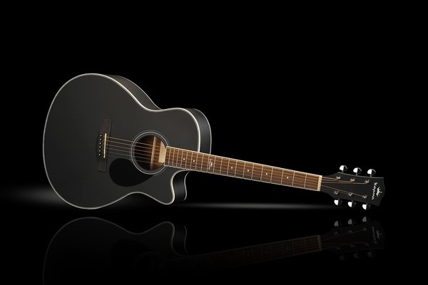Электроакустическая гитара Kepma Black Matt A1CE / A146990 (черный)