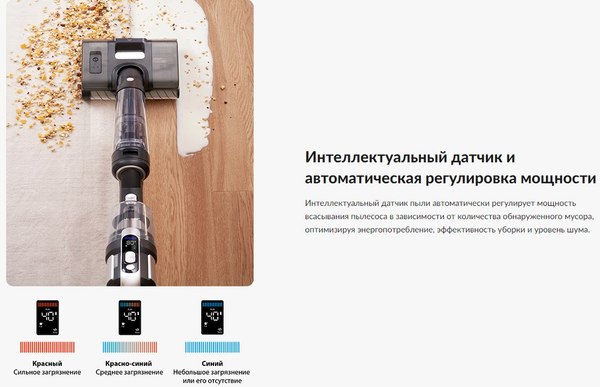 Вертикальный пылесос Jimmy Cordless Vacuum&Washer PW11 (серый)