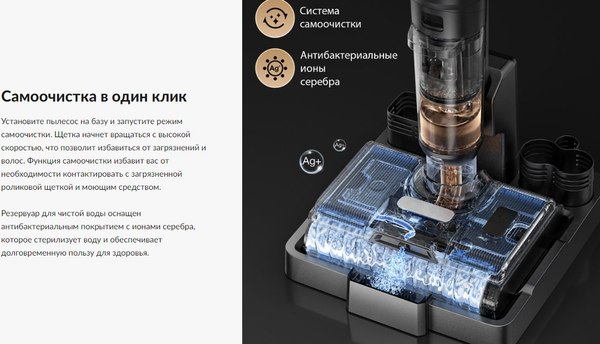 Вертикальный пылесос Jimmy Cordless Vacuum&Washer PW11 (серый)