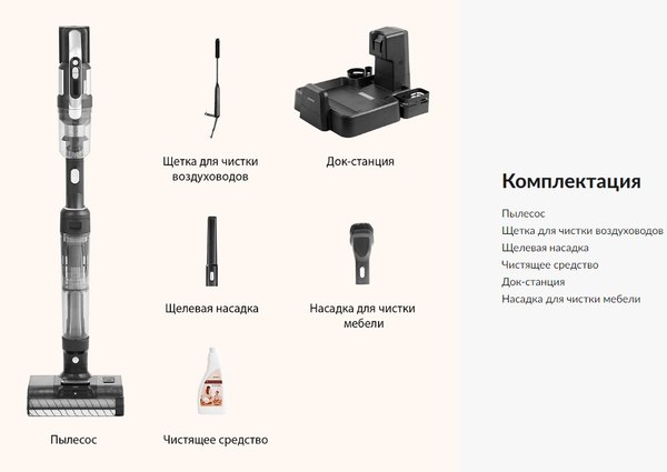 Вертикальный пылесос Jimmy Cordless Vacuum&Washer PW11 (серый)