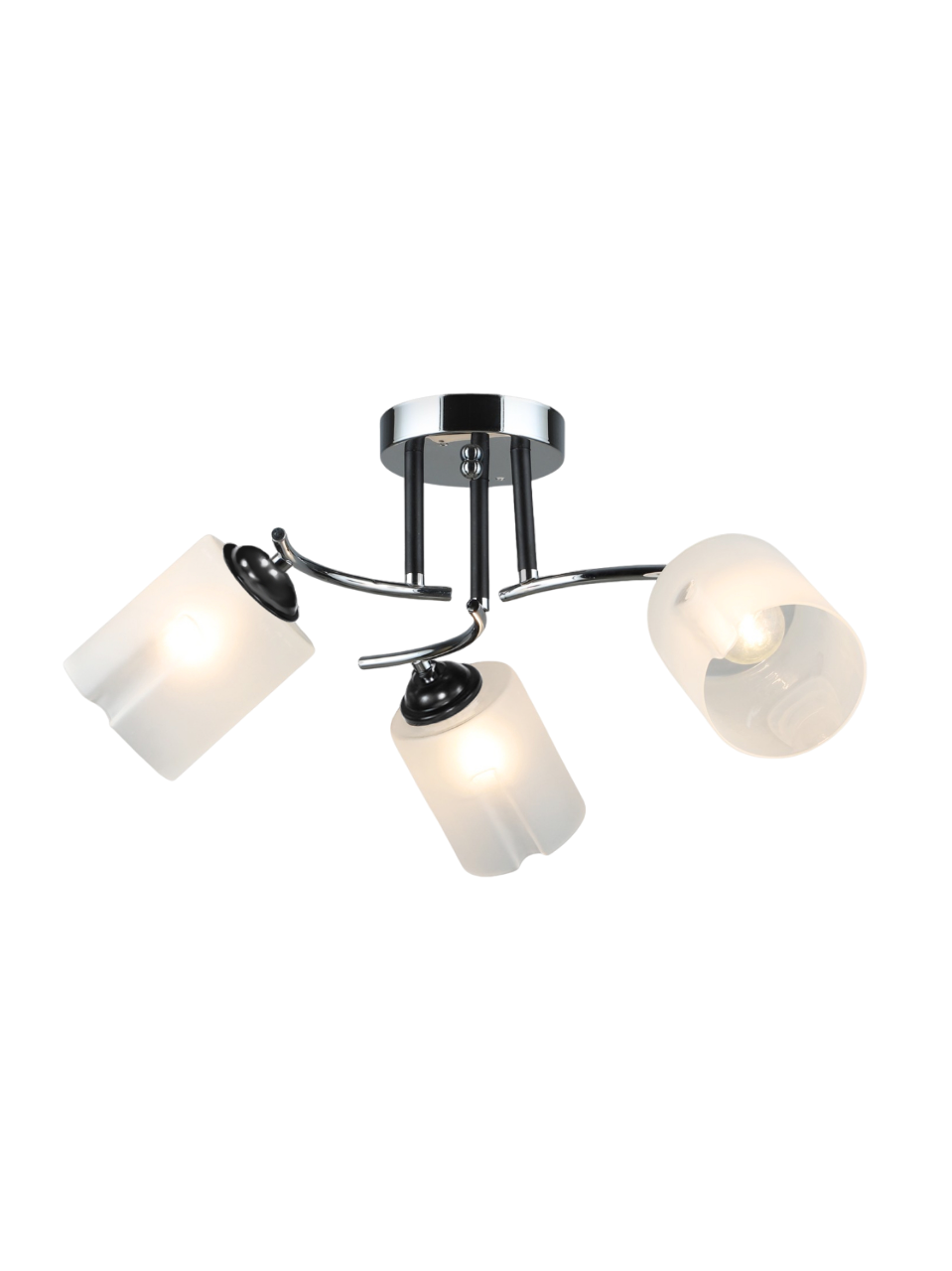Люстра Aitin-Pro НПБ 02-3x60-101 / K2180/3 (черный/хром)