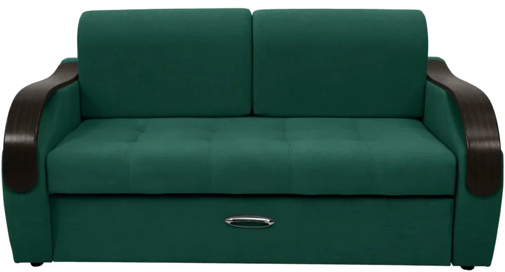 Диван Сириус Лидер-6 НПБ 185x110 (Eva 30 велюр зеленый)