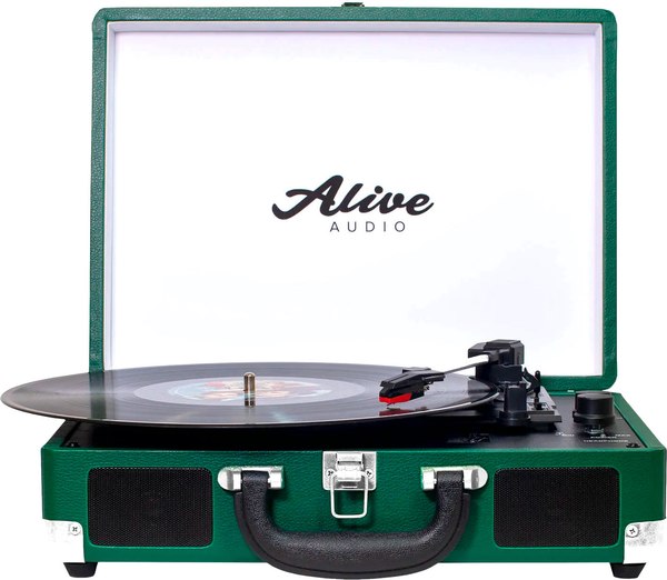 Проигрыватель виниловых пластинок Alive Audio Glam Pine c Bluetooth / GLM-01-PN