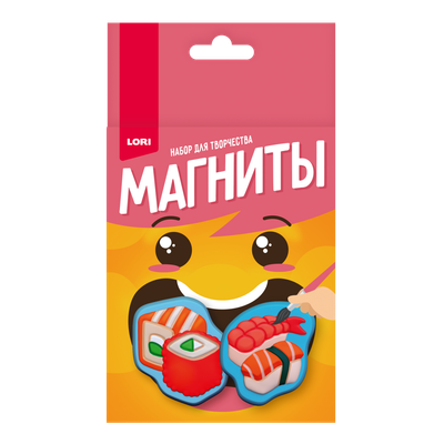 

Набор для творчества, Магниты из гипса. Японский ужин / Пз/Г-062