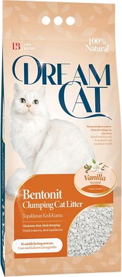Наполнитель для туалета Dream Cat Бентонитовый Vanilla (10л) - 