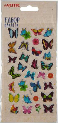 

Набор наклеек, Butterfly World / 8002132