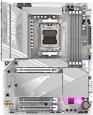 Материнская плата Gigabyte X870 Aorus Elite WiFi7 Ice - 