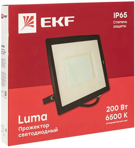 Прожектор EKF Basic СДО-3008 200Вт 6500К IP65 / FLL-3008-200-6500