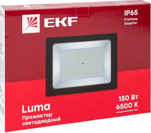 Прожектор EKF Basic СДО-3007 150Вт 6500К IP65 / FLL-3007-150-6500